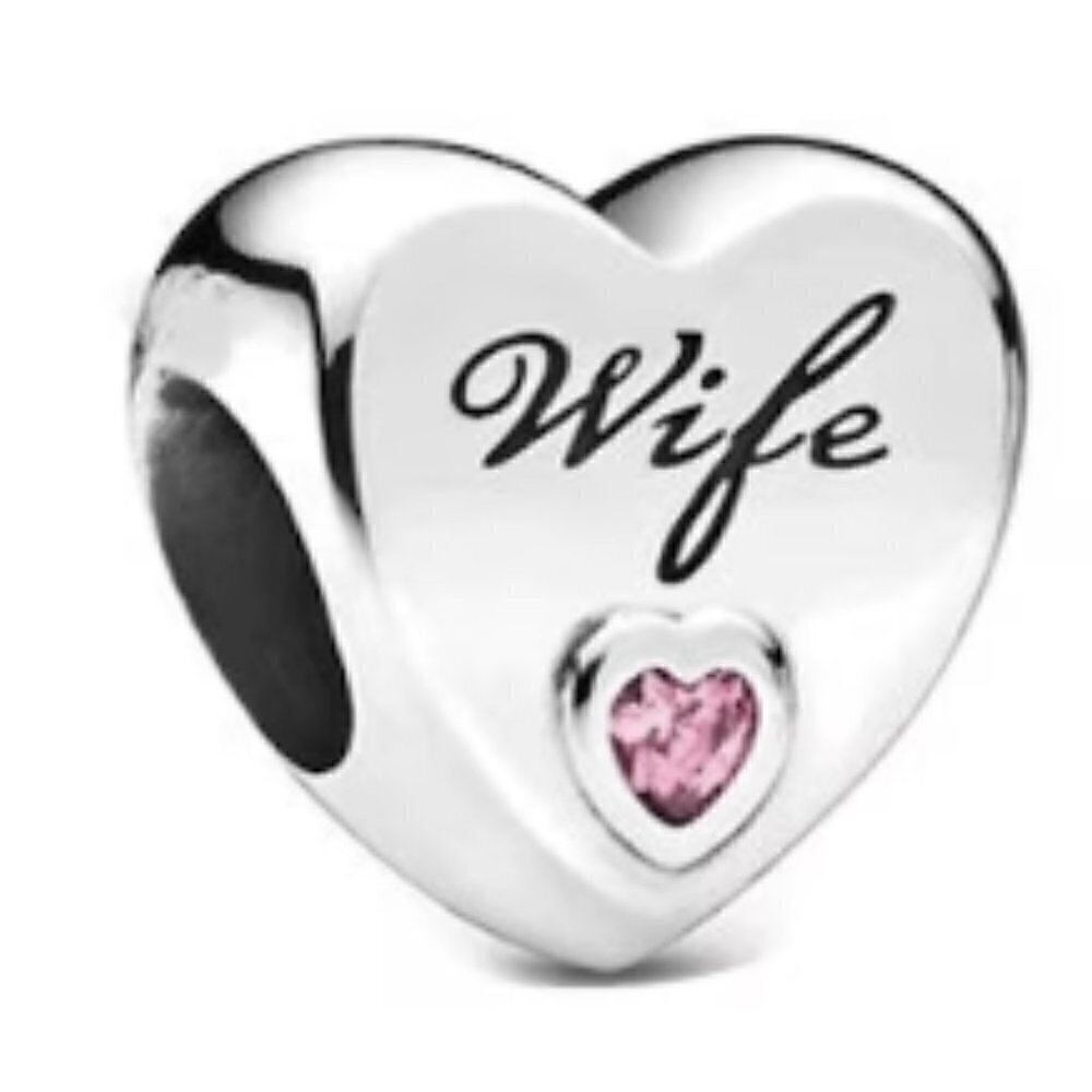 Sterling Silver Wife Charm